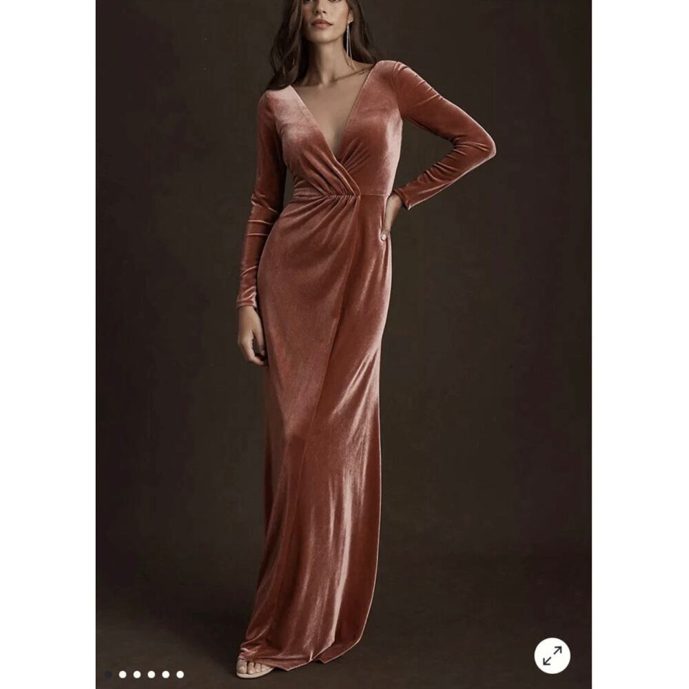 Jenny Yoo Ryland Velvet Maxi Dress